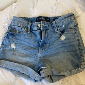 Denim shorts